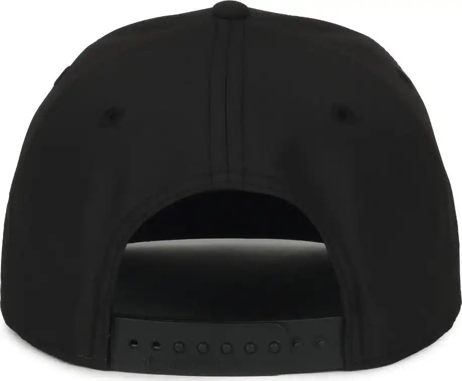 Oc Sports Oc871pf Solid Pro Crown Polyester Cap - Black