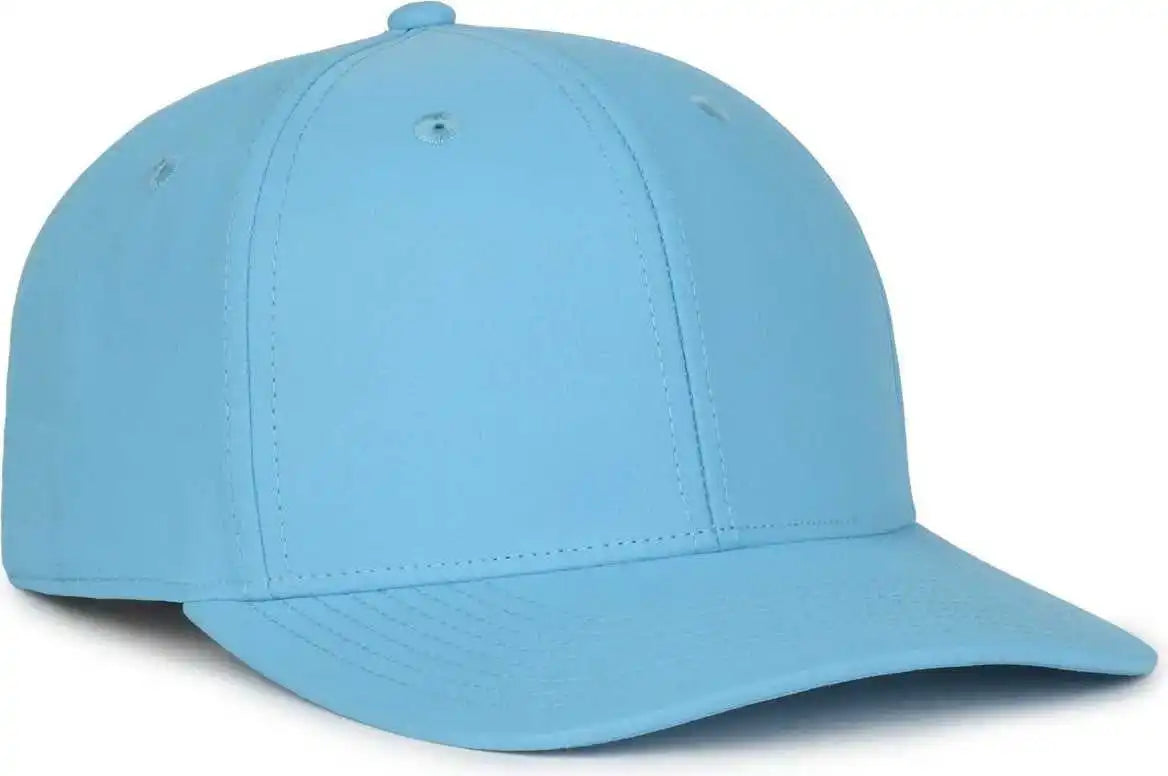 Oc Sports Oc871pf Solid Pro Crown Polyester Cap - Columbia Blue - Youth