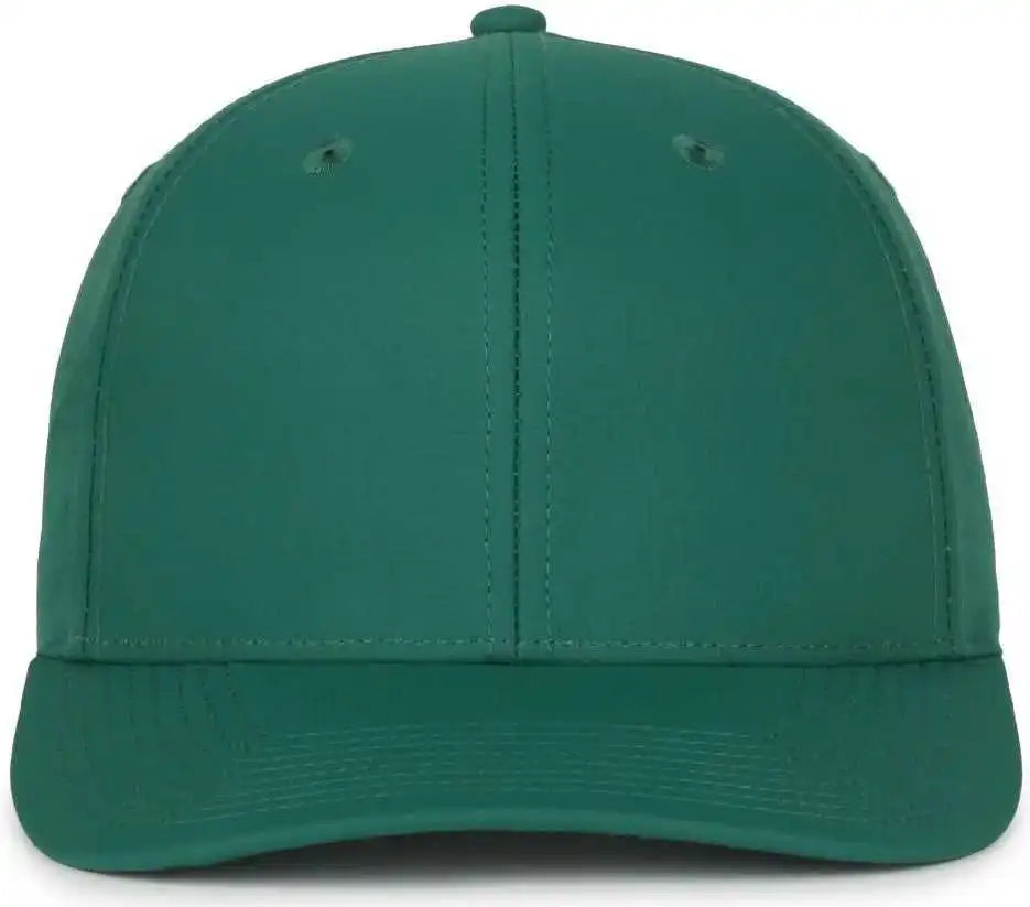 Oc Sports Oc871pf Solid Pro Crown Polyester Cap - Dark Green