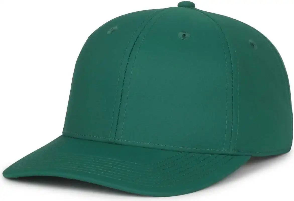 Oc Sports Oc871pf Solid Pro Crown Polyester Cap - Dark Green