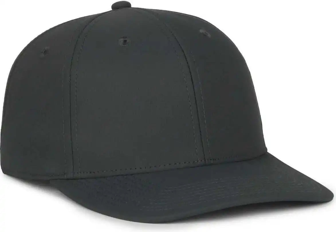 Oc Sports Oc871pf Solid Pro Crown Polyester Cap - Graphite - Dark Gray / Youth