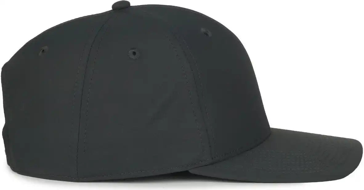 Oc Sports Oc871pf Solid Pro Crown Polyester Cap - Graphite