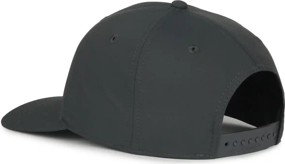 Oc Sports Oc871pf Solid Pro Crown Polyester Cap - Graphite