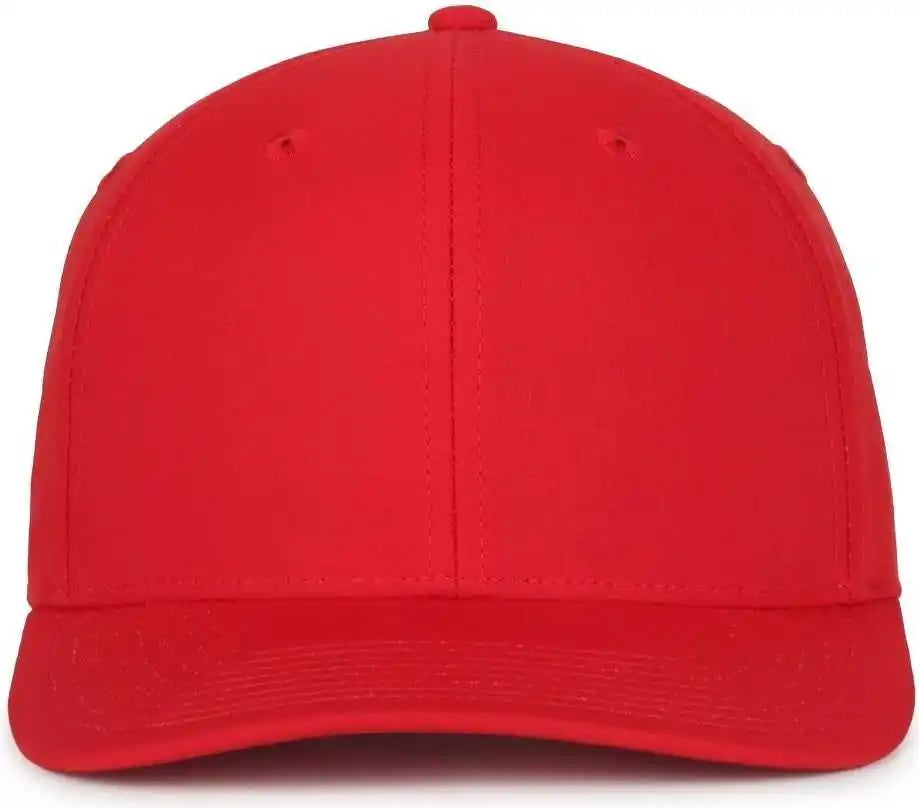 Oc Sports Oc871pf Solid Pro Crown Polyester Cap - Red