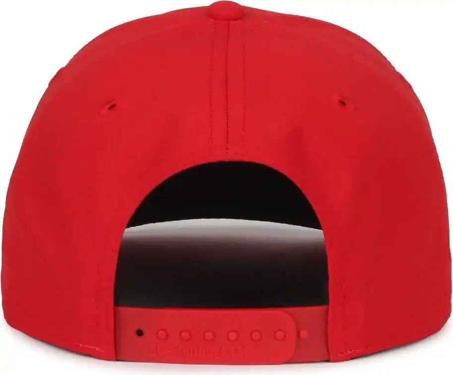 Oc Sports Oc871pf Solid Pro Crown Polyester Cap - Red