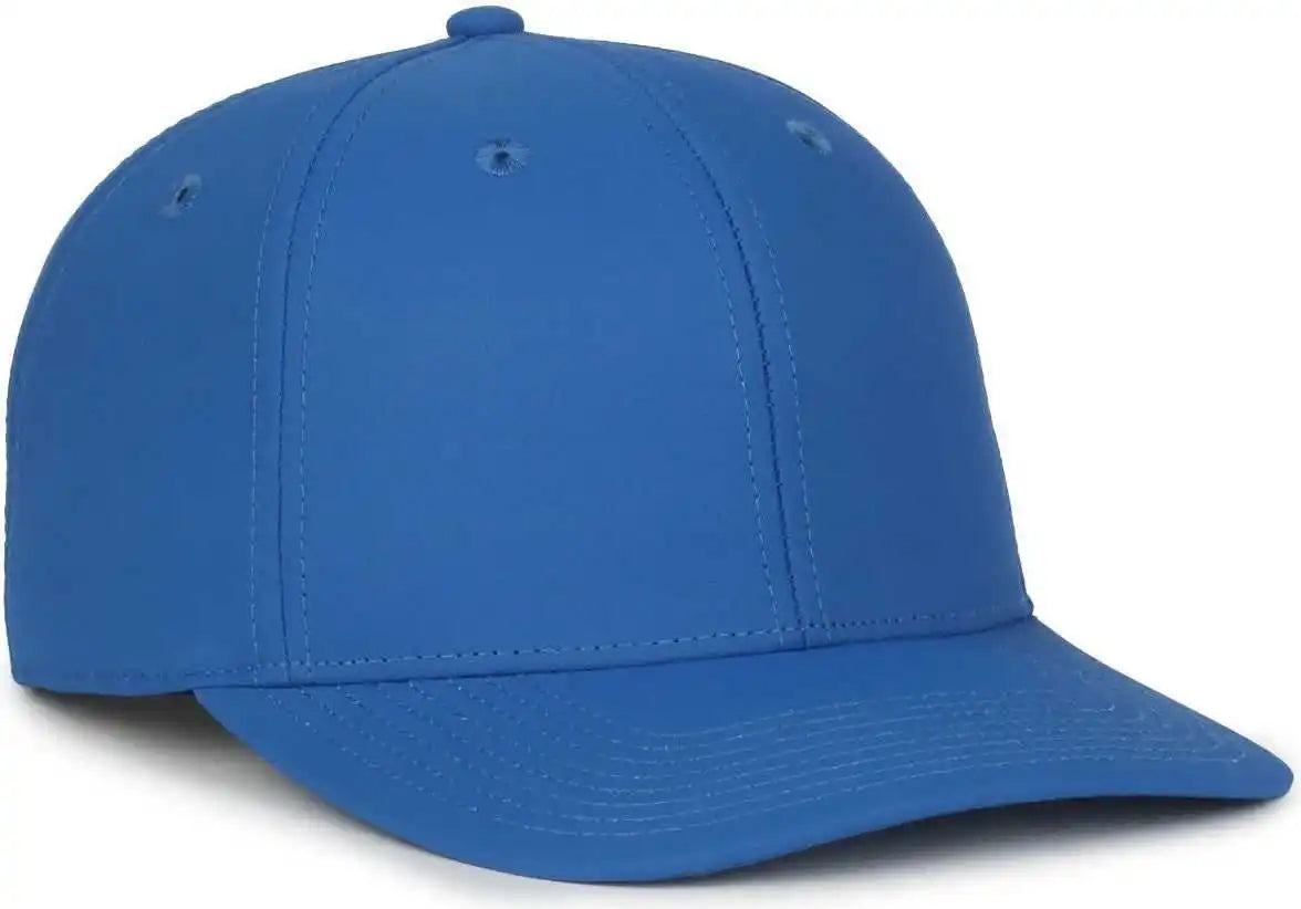 Oc Sports Oc871pf Solid Pro Crown Polyester Cap - Royal - Youth