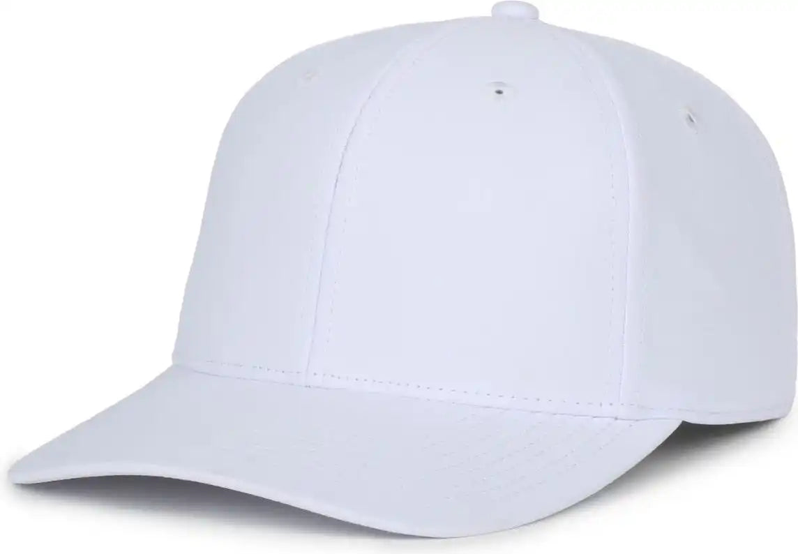 Oc Sports Oc871pf Solid Pro Crown Polyester Cap - White