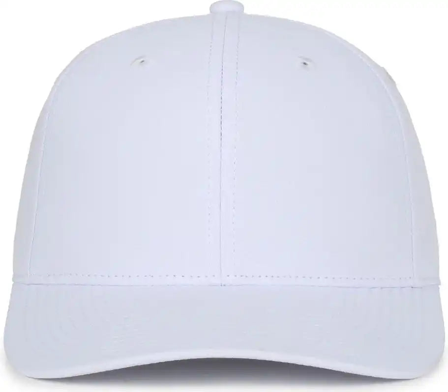 Oc Sports Oc871pf Solid Pro Crown Polyester Cap - White - Youth