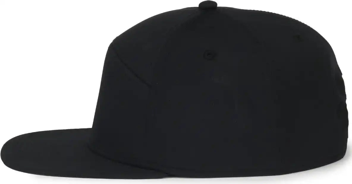 Oc Sports Oc900 Split Panel Performance Snap Back Cap - Black - Osfm