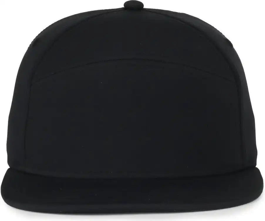 Oc Sports Oc900 Split Panel Performance Snap Back Cap - Black - Osfm