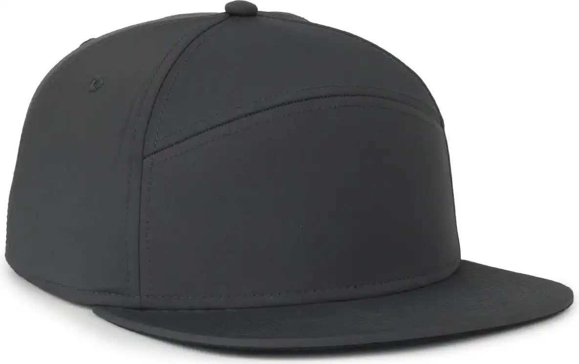 Oc Sports Oc900 Split Panel Performance Snap Back Cap - Dark Gray - Osfm