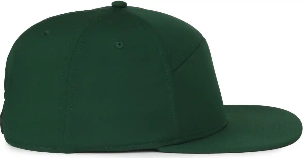 Oc Sports Oc900 Split Panel Performance Snap Back Cap - Dark Green - Osfm