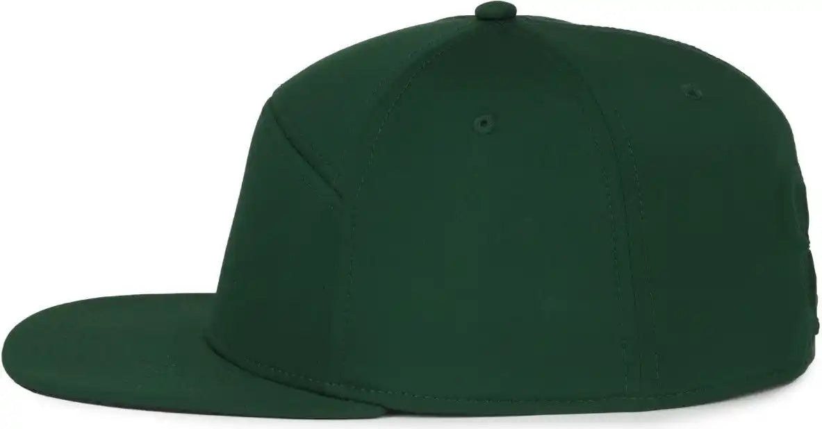 Oc Sports Oc900 Split Panel Performance Snap Back Cap - Dark Green - Osfm