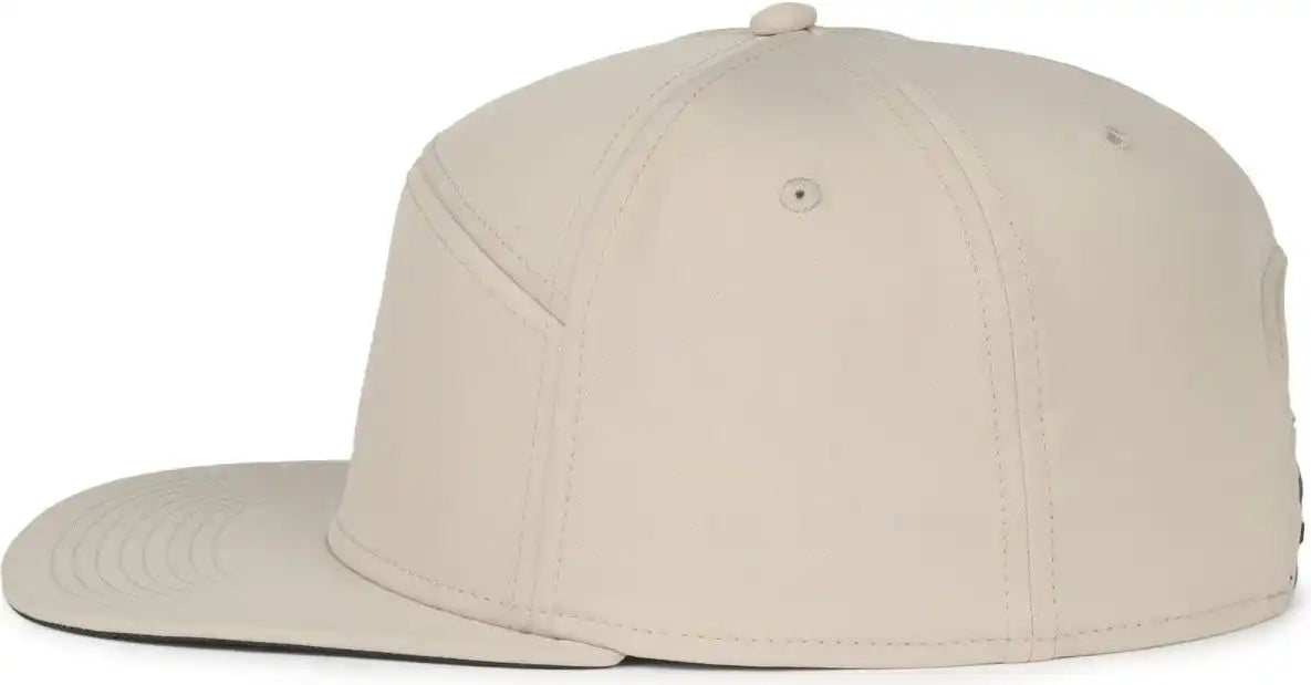 Oc Sports Oc900 Split Panel Performance Snap Back Cap - Khaki - Osfm
