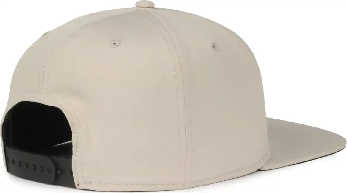 Oc Sports Oc900 Split Panel Performance Snap Back Cap - Khaki - Osfm
