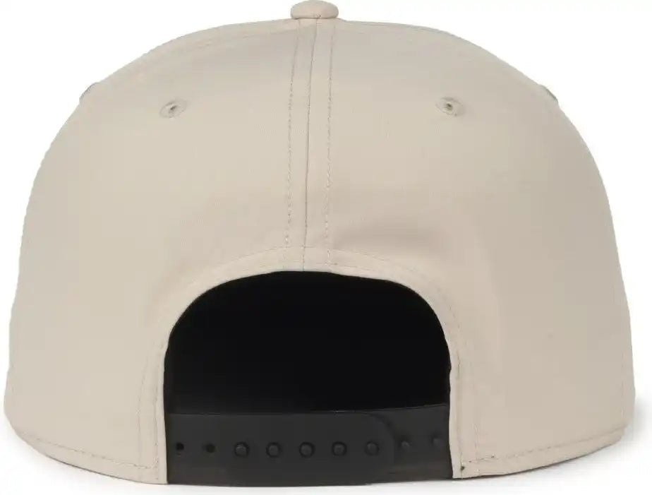 Oc Sports Oc900 Split Panel Performance Snap Back Cap - Khaki - Osfm