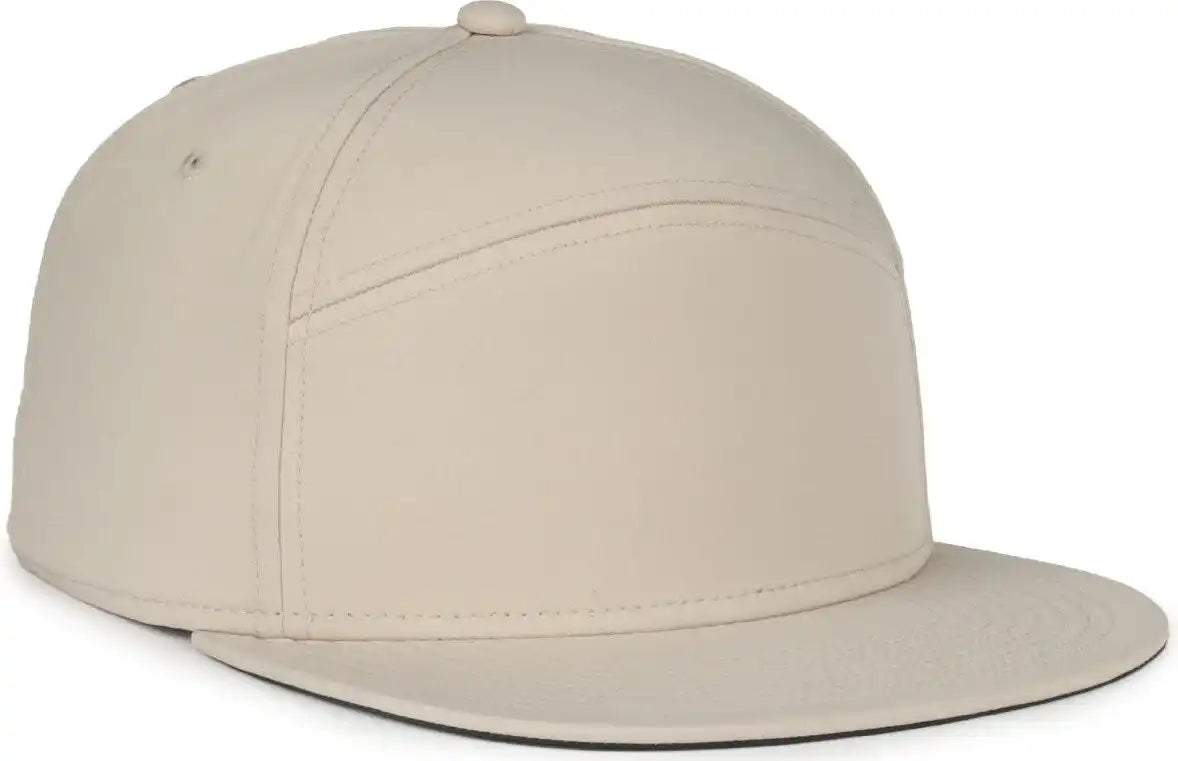 Oc Sports Oc900 Split Panel Performance Snap Back Cap - Khaki - Osfm