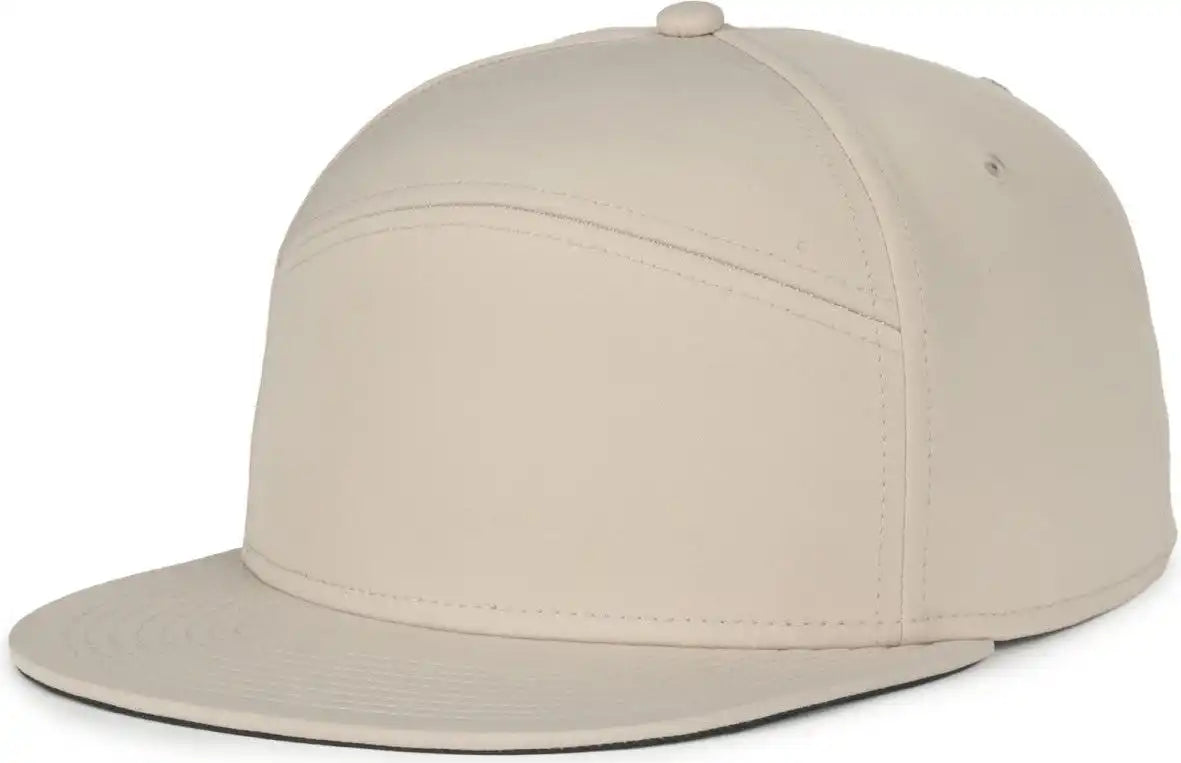 Oc Sports Oc900 Split Panel Performance Snap Back Cap - Khaki - Osfm