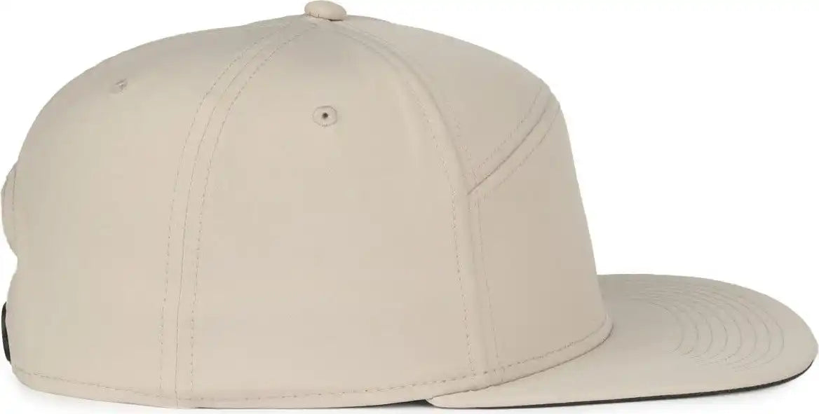 Oc Sports Oc900 Split Panel Performance Snap Back Cap - Khaki - Osfm