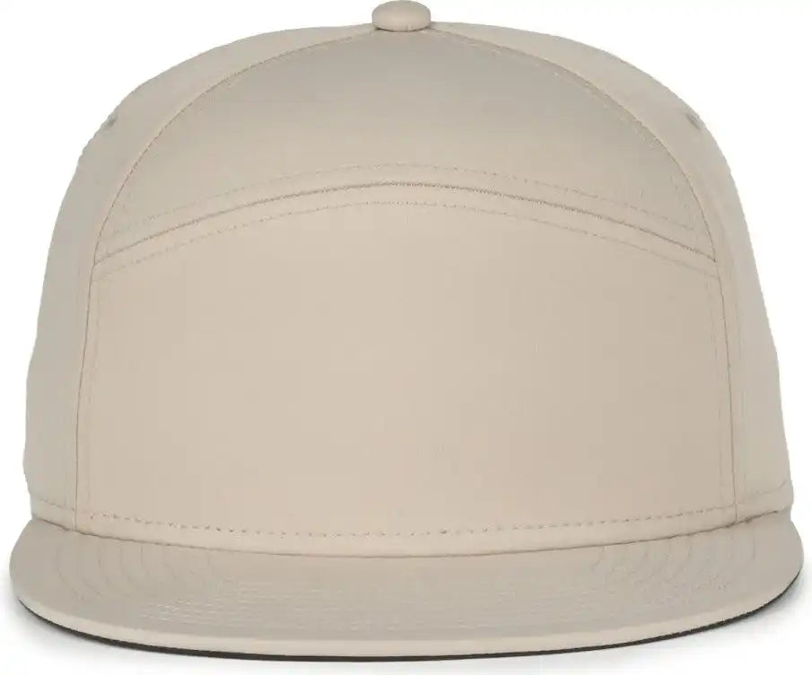 Oc Sports Oc900 Split Panel Performance Snap Back Cap - Khaki - Osfm