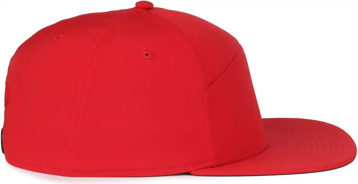 Oc Sports Oc900 Split Panel Performance Snap Back Cap - Red - Osfm