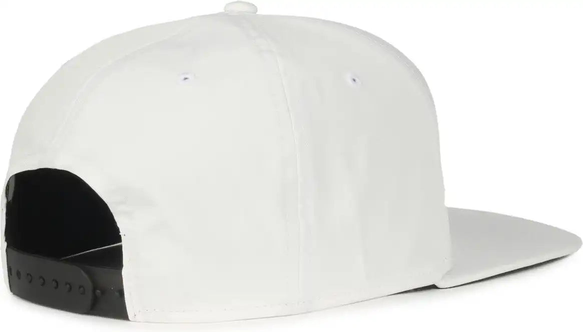 Oc Sports Oc900 Split Panel Performance Snap Back Cap - White - Osfm