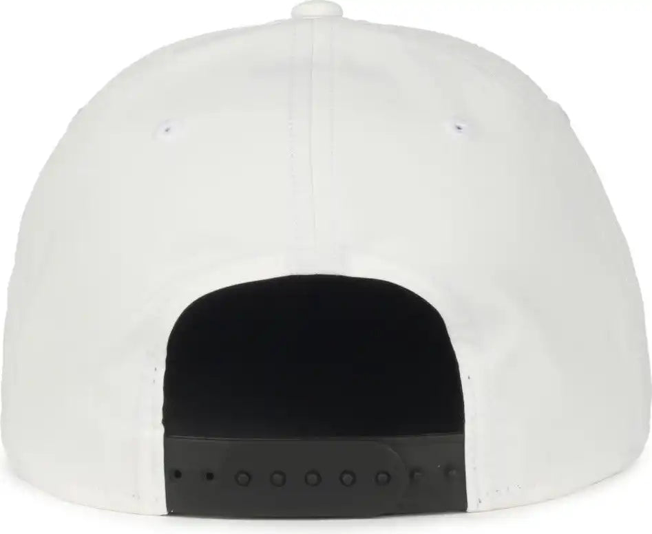 Oc Sports Oc900 Split Panel Performance Snap Back Cap - White - Osfm