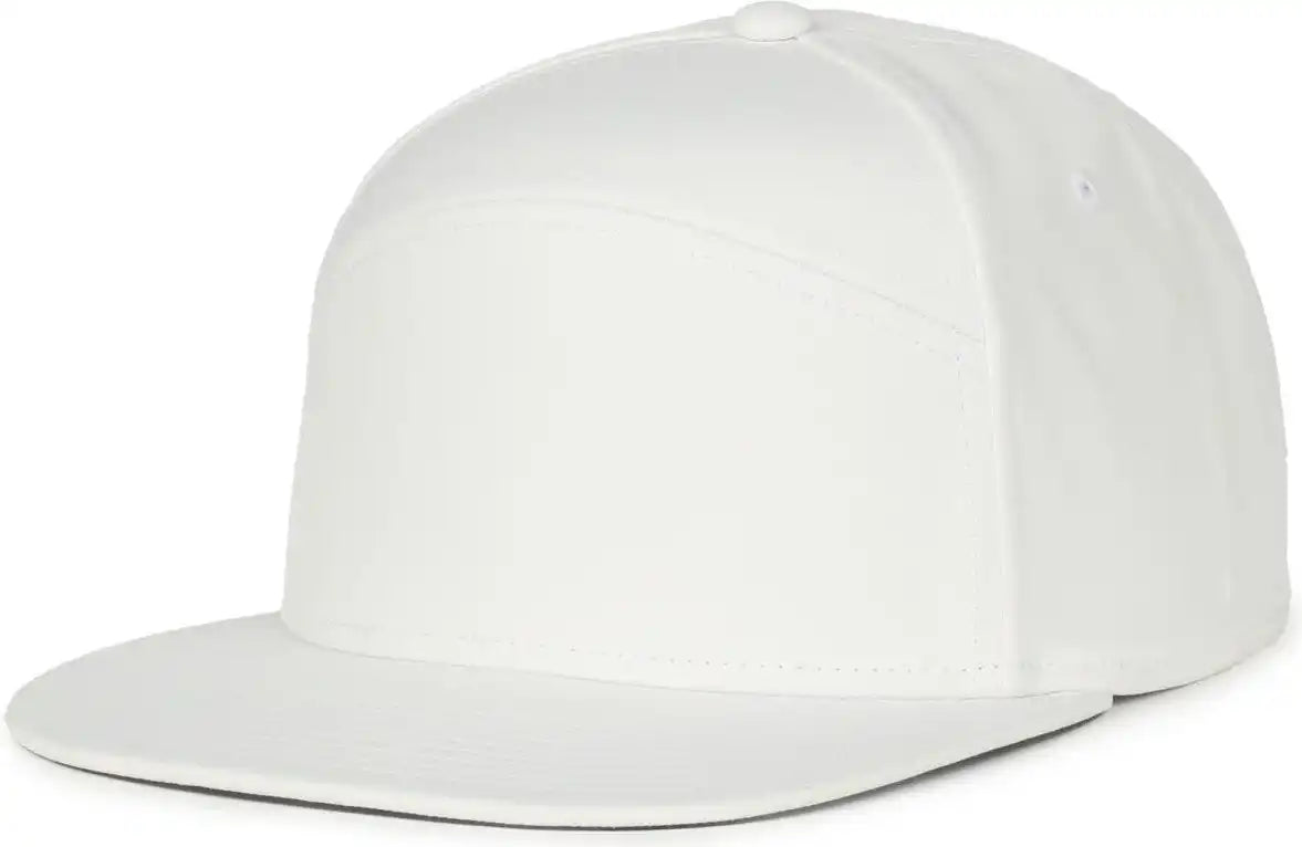 Oc Sports Oc900 Split Panel Performance Snap Back Cap - White - Osfm