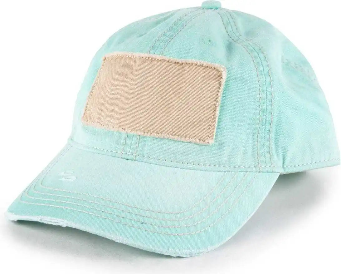 Oc Sports Oc902 Pigment Dyed Cotton Twill Cap - Mint - 6 7/8’’ - 7 1/2’’