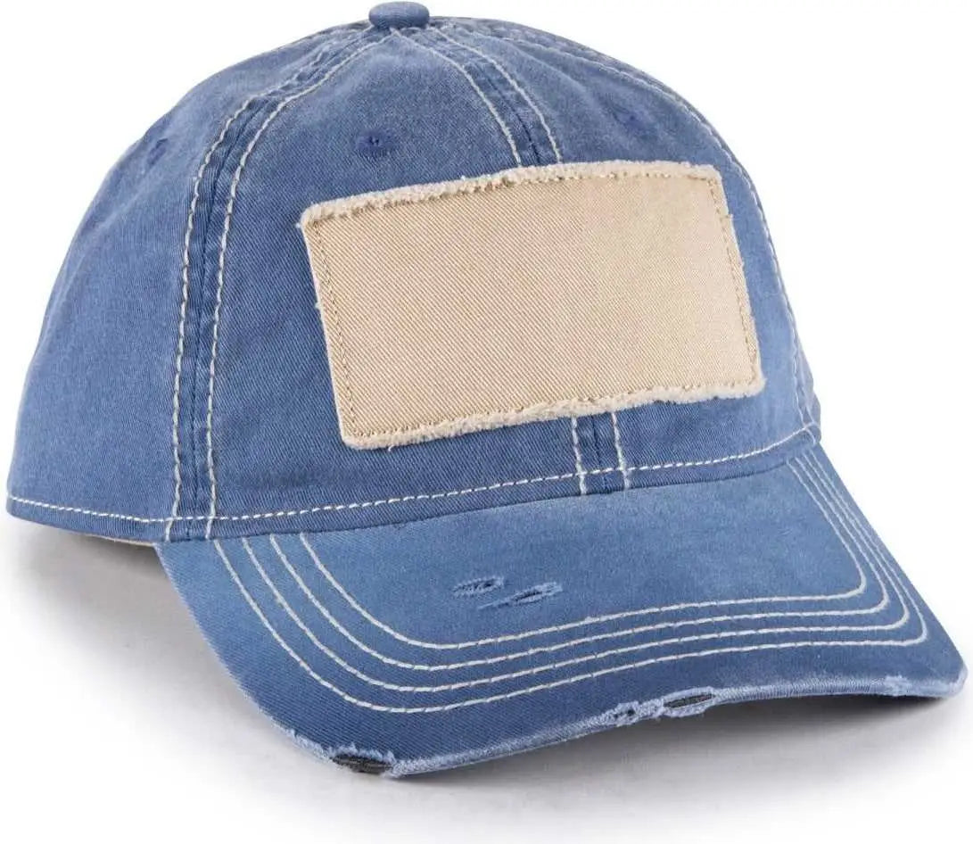 Oc Sports Oc902 Pigment Dyed Cotton Twill Cap - Slate Blue