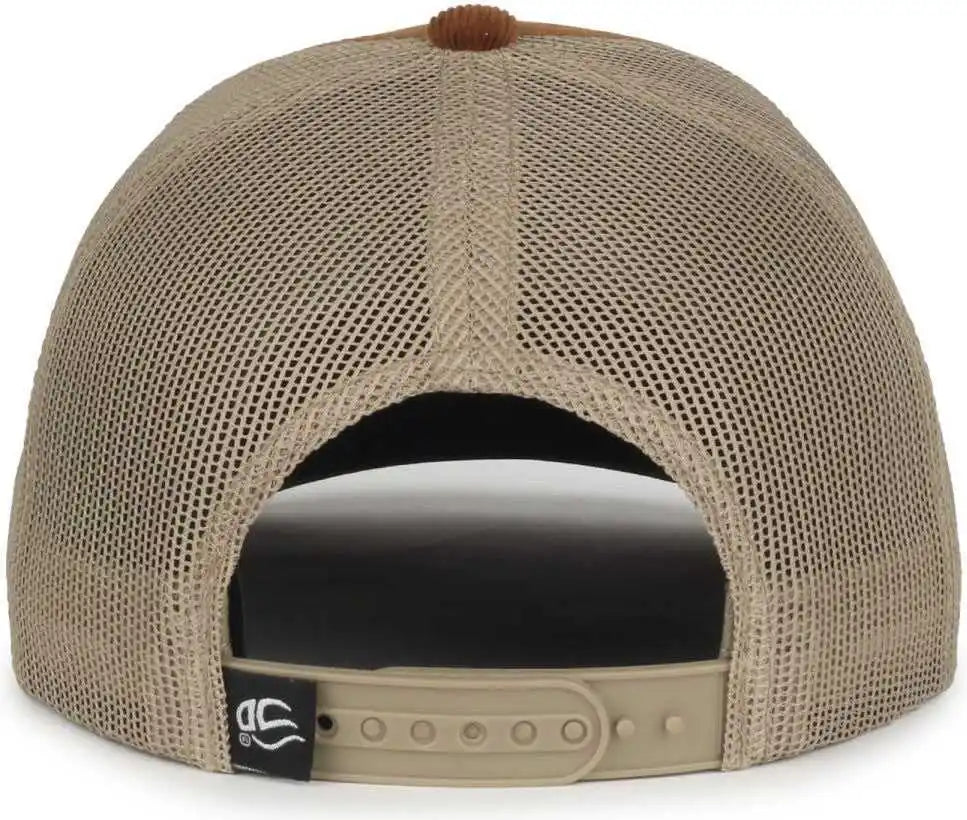 Oc Sports Occordm Corduroy Mesh Back with Cord Cap - Brown Khaki - Osfm