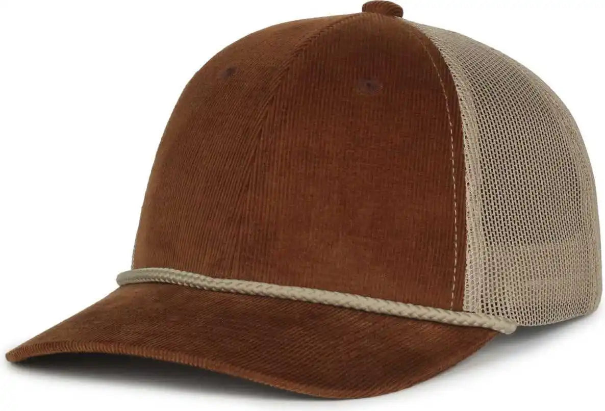Oc Sports Occordm Corduroy Mesh Back with Cord Cap - Brown Khaki - Osfm