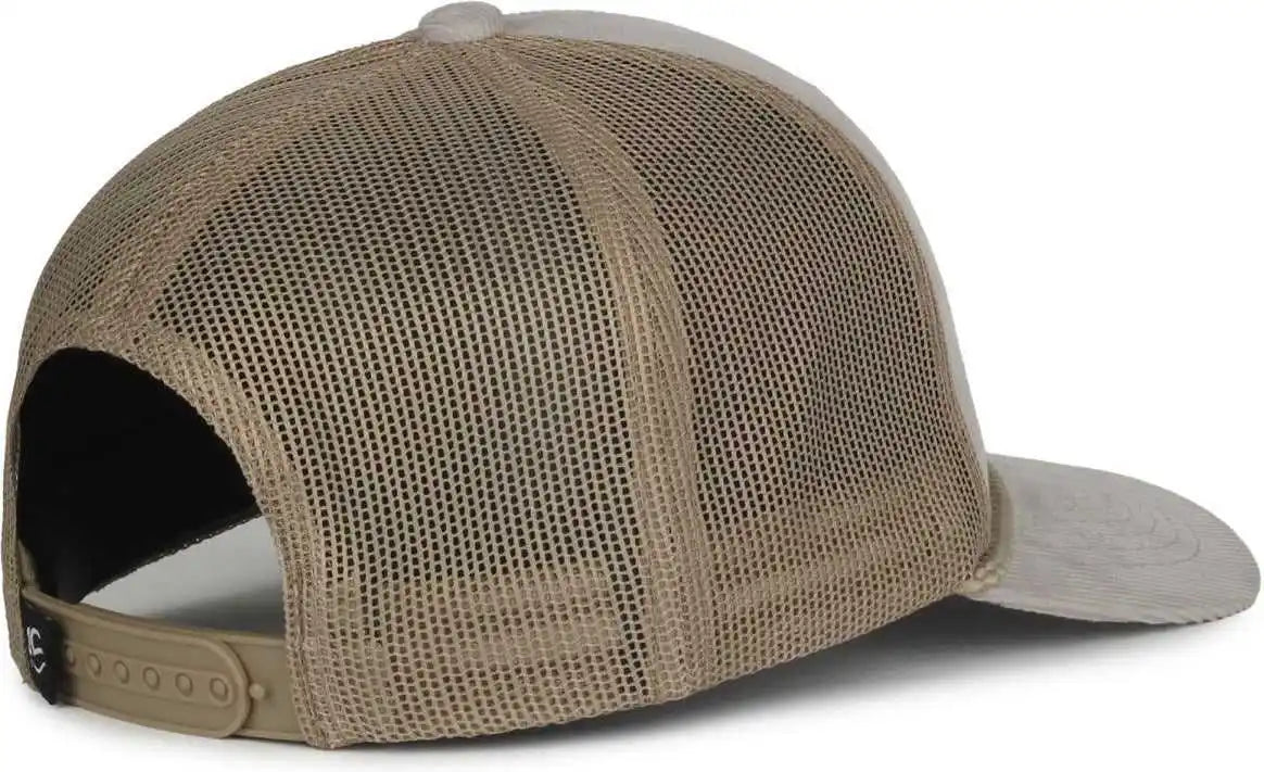 Oc Sports Occordm Corduroy Mesh Back with Cord Cap - Light Gray Khaki - Osfm