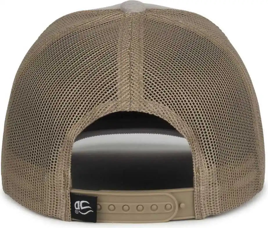 Oc Sports Occordm Corduroy Mesh Back with Cord Cap - Light Gray Khaki - Osfm
