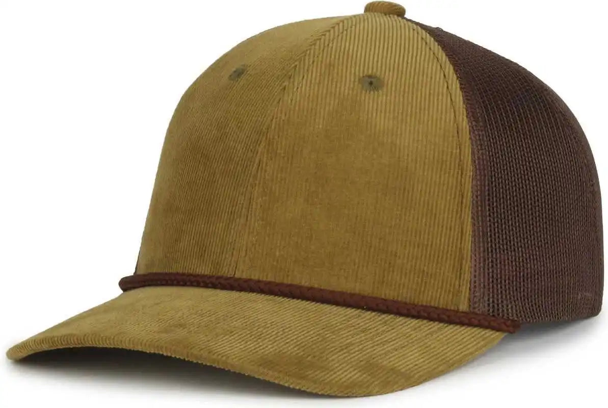 Oc Sports Occordm Corduroy Mesh Back with Cord Cap - Moss Brown - Osfm