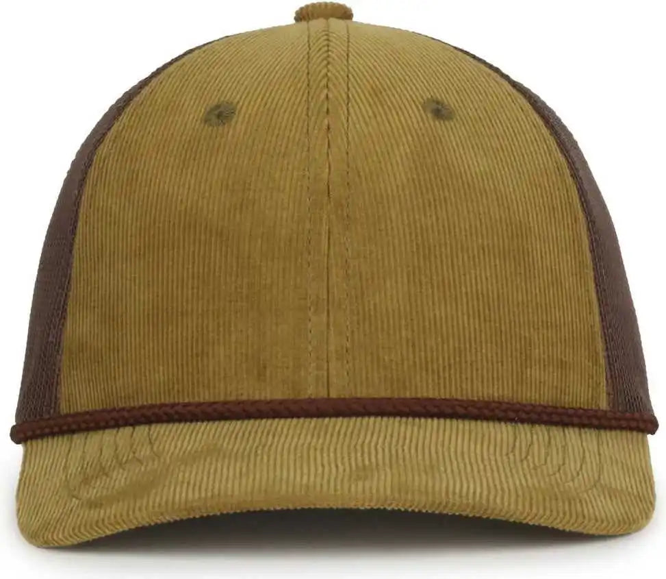 Oc Sports Occordm Corduroy Mesh Back with Cord Cap - Moss Brown - Osfm