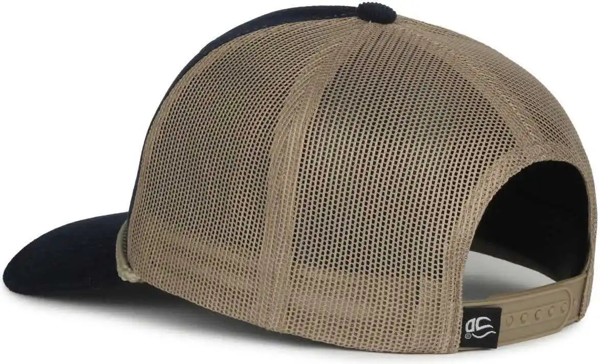 Oc Sports Occordm Corduroy Mesh Back with Cord Cap - Navy Khaki - Osfm