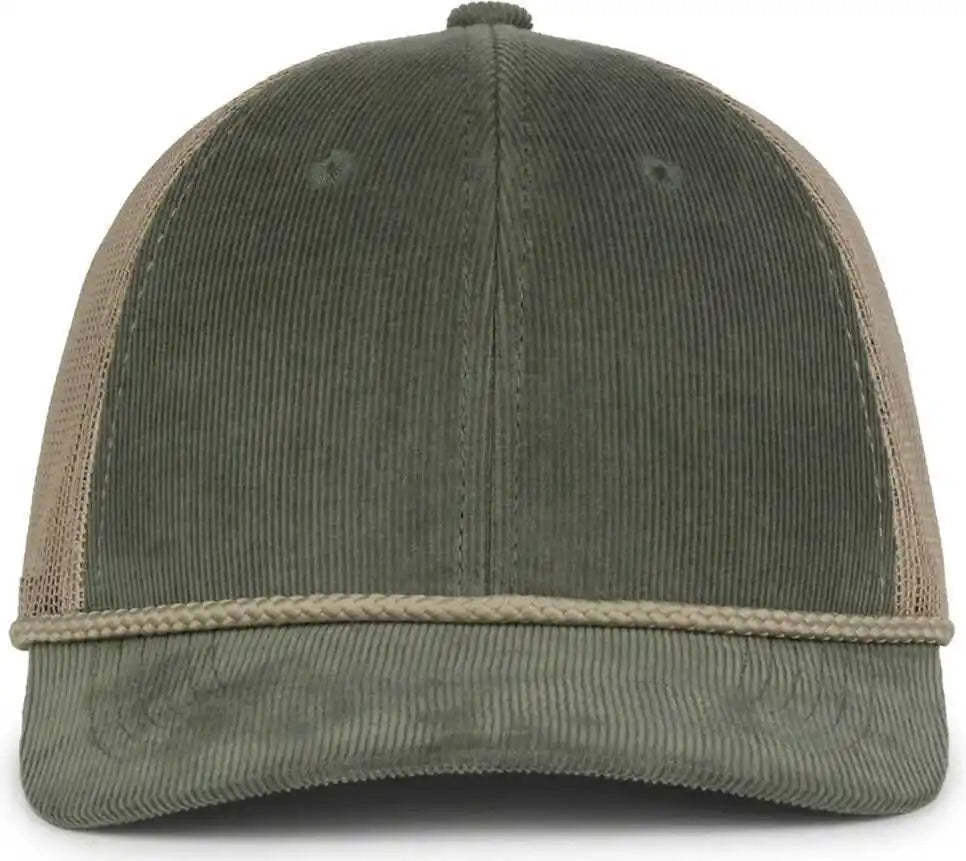 Oc Sports Occordm Corduroy Mesh Back with Cord Cap - Olive Khaki - Osfm