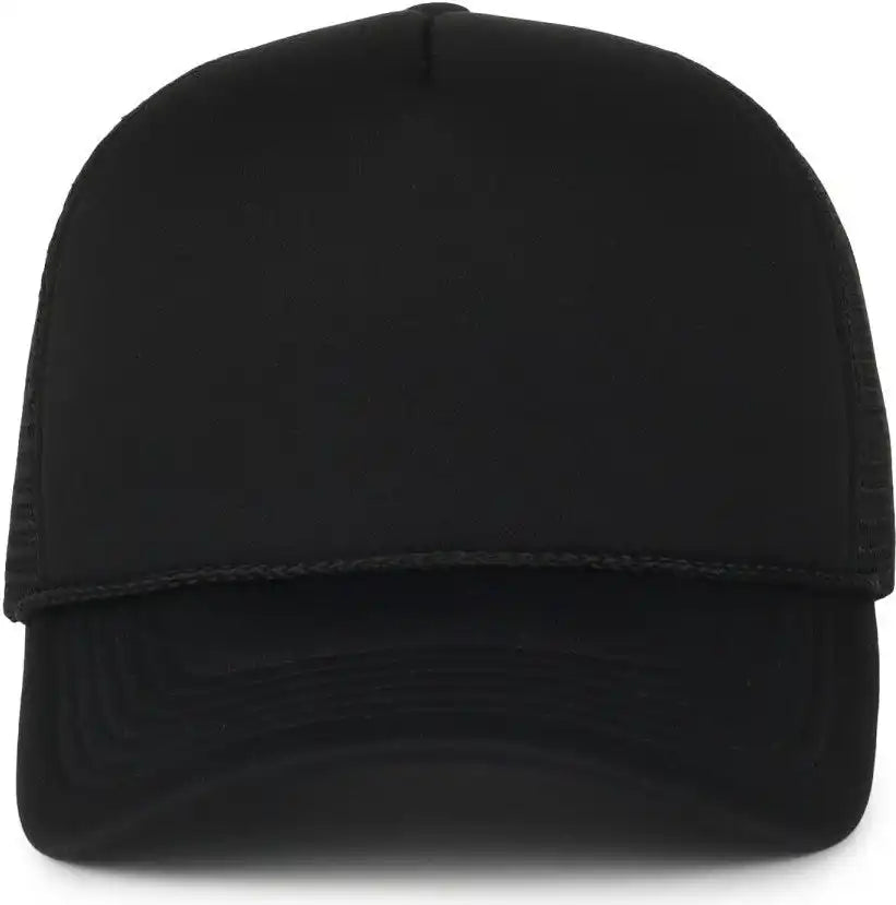 Oc Sports Ocfoam 5 Panel Foam Mesh Trucker with Cord Cap - Black - Osfm