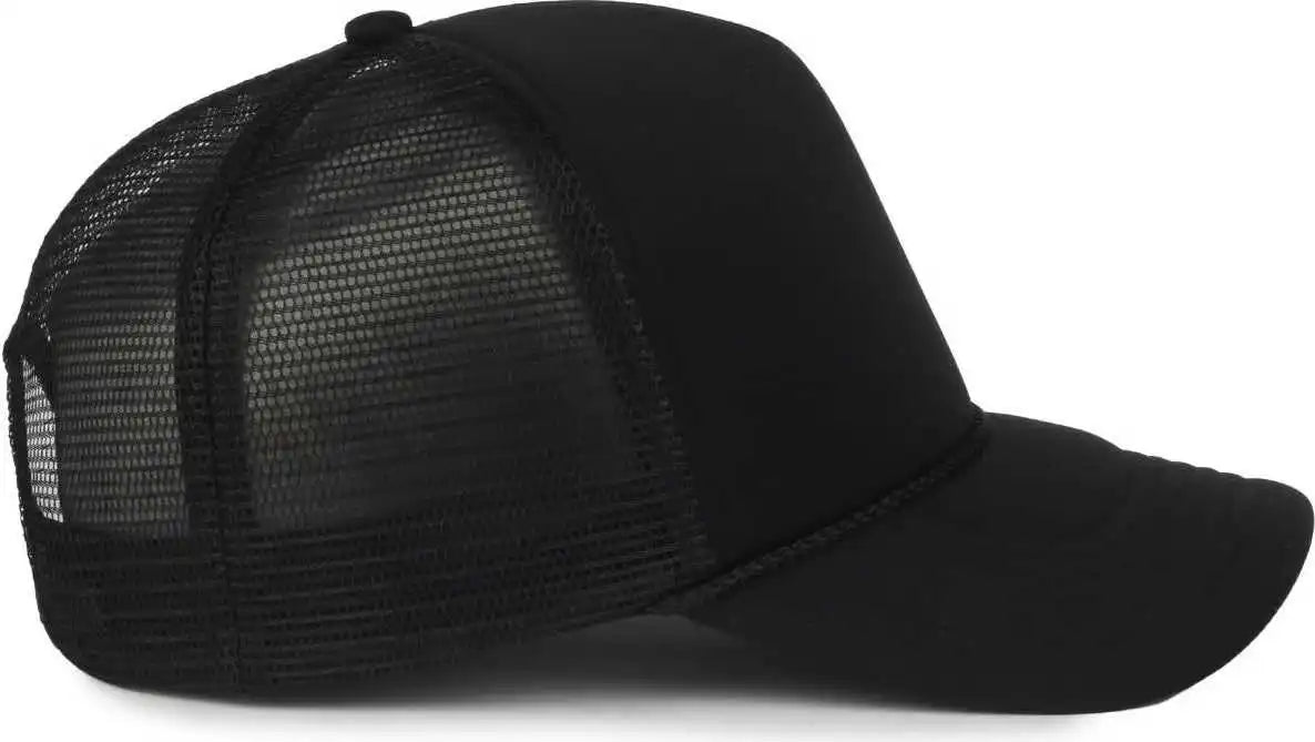 Oc Sports Ocfoam 5 Panel Foam Mesh Trucker with Cord Cap - Black - Osfm