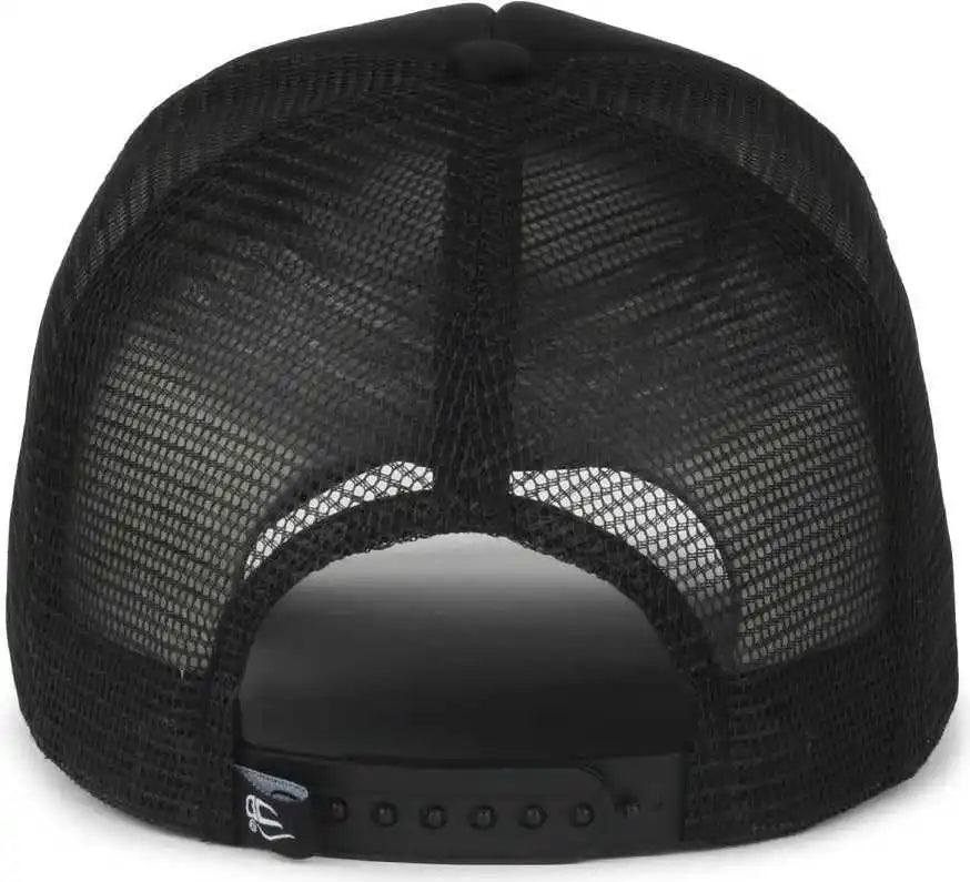 Oc Sports Ocfoam 5 Panel Foam Mesh Trucker with Cord Cap - Black - Osfm