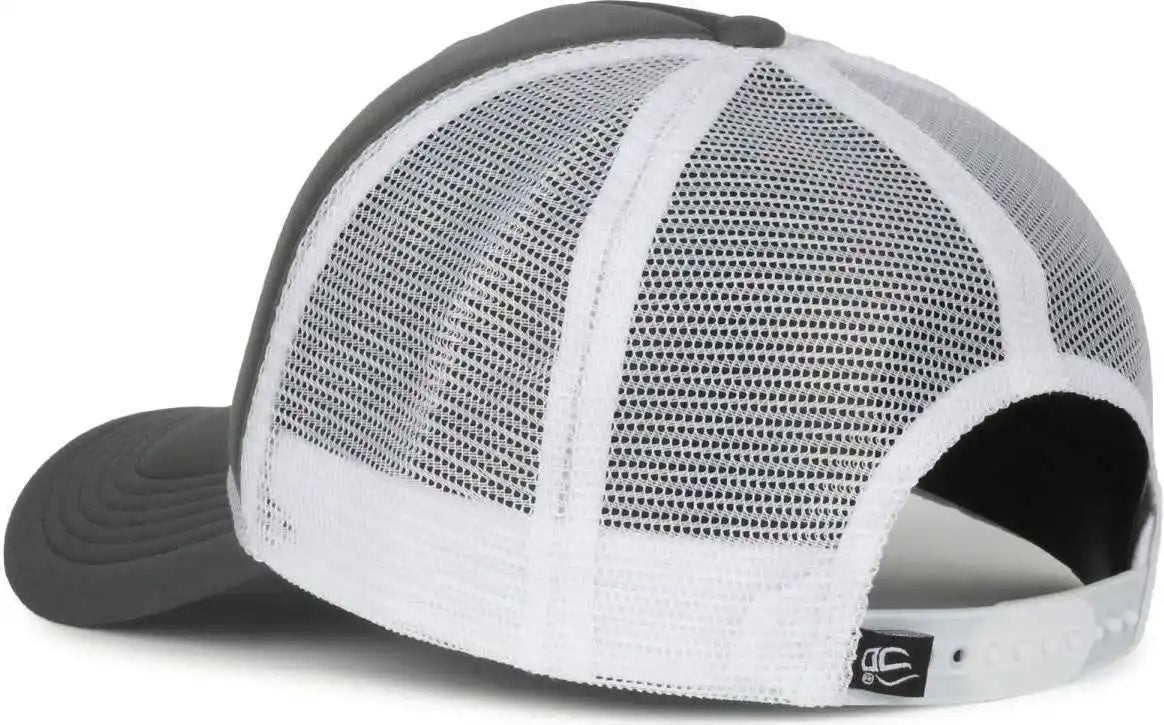 Oc Sports Ocfoam 5 Panel Foam Mesh Trucker with Cord Cap - Charcoal White - Osfm