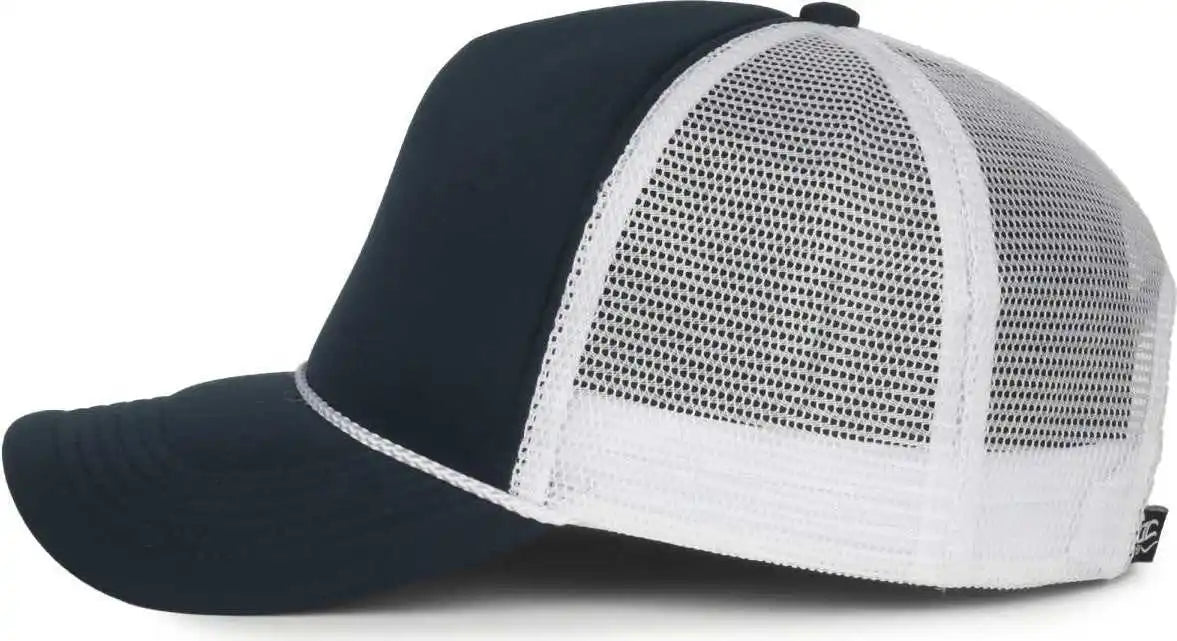 Oc Sports Ocfoam 5 Panel Foam Mesh Trucker with Cord Cap - Navy White - Osfm