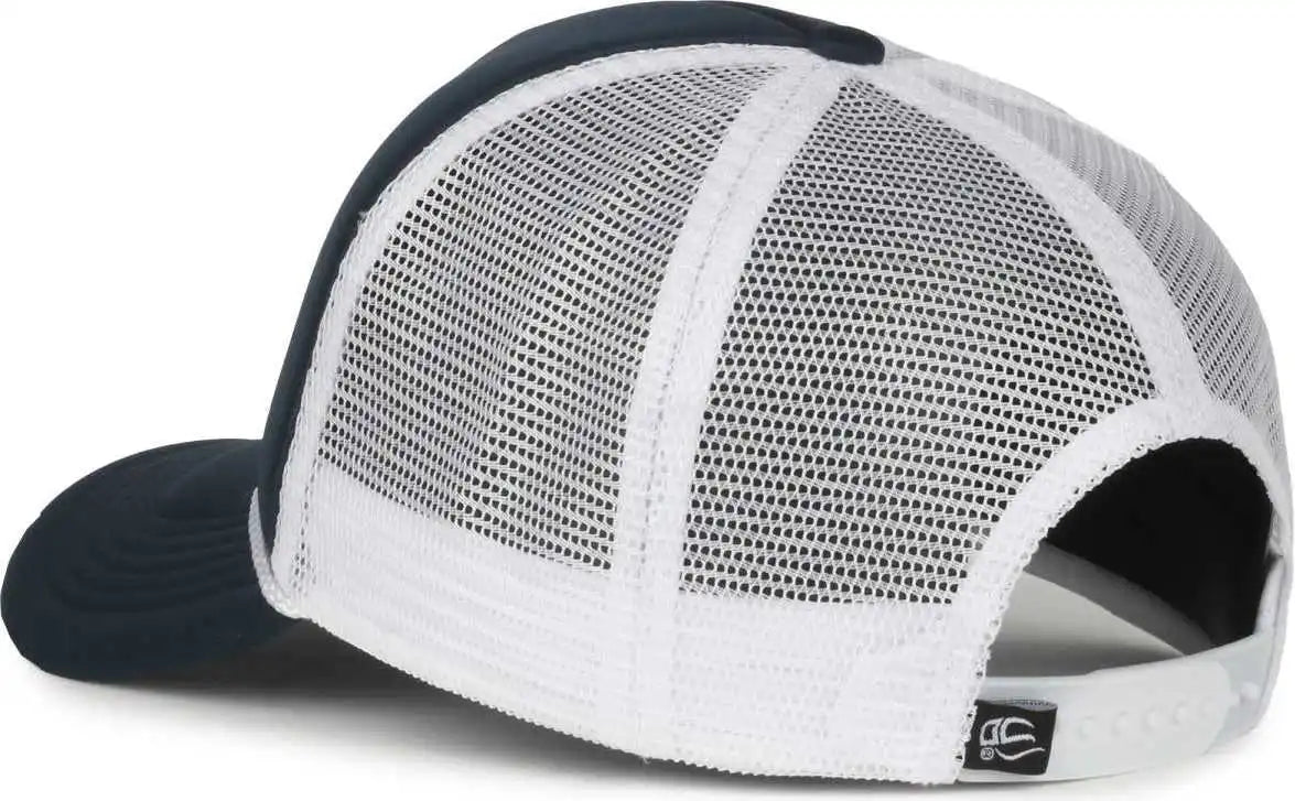 Oc Sports Ocfoam 5 Panel Foam Mesh Trucker with Cord Cap - Navy White - Osfm