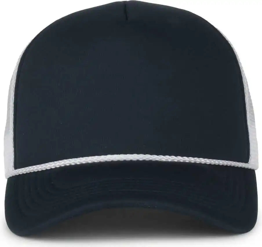 Oc Sports Ocfoam 5 Panel Foam Mesh Trucker with Cord Cap - Navy White - Osfm