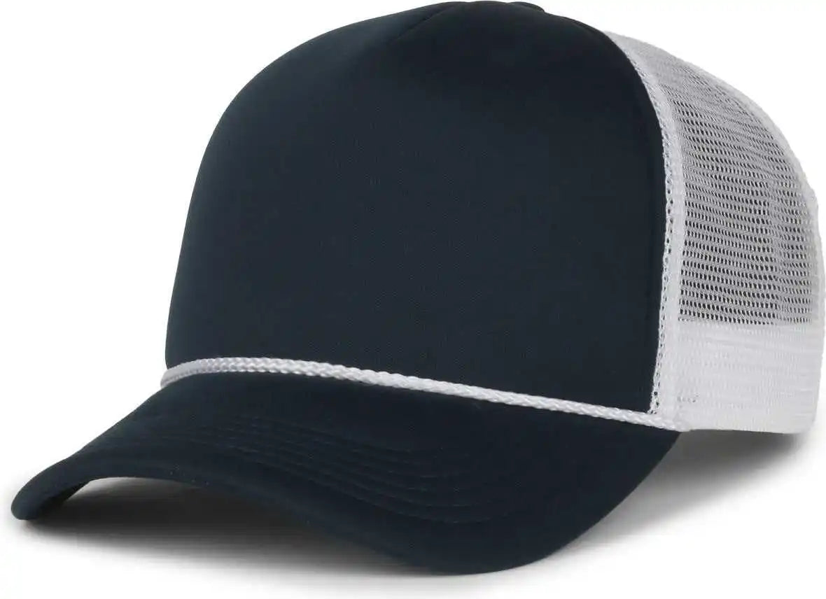 Oc Sports Ocfoam 5 Panel Foam Mesh Trucker with Cord Cap - Navy White - Osfm