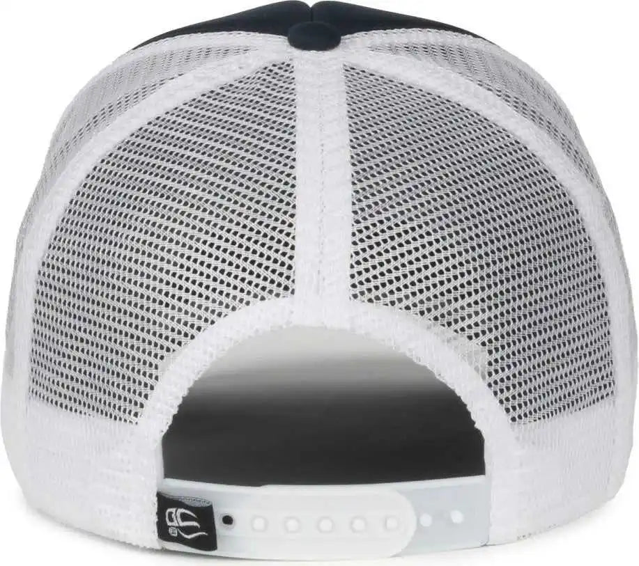 Oc Sports Ocfoam 5 Panel Foam Mesh Trucker with Cord Cap - Navy White - Osfm