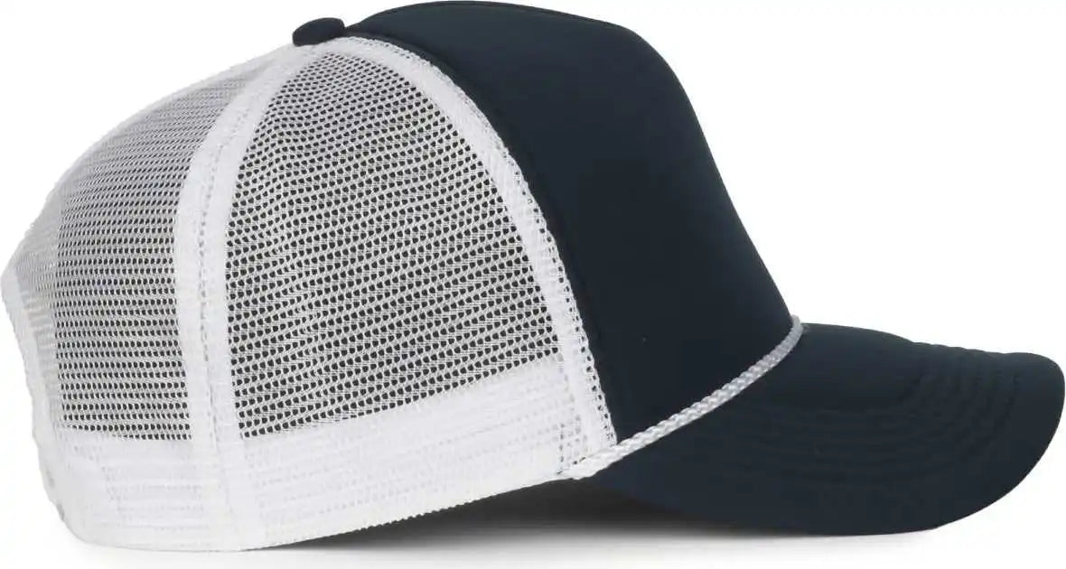 Oc Sports Ocfoam 5 Panel Foam Mesh Trucker with Cord Cap - Navy White - Osfm