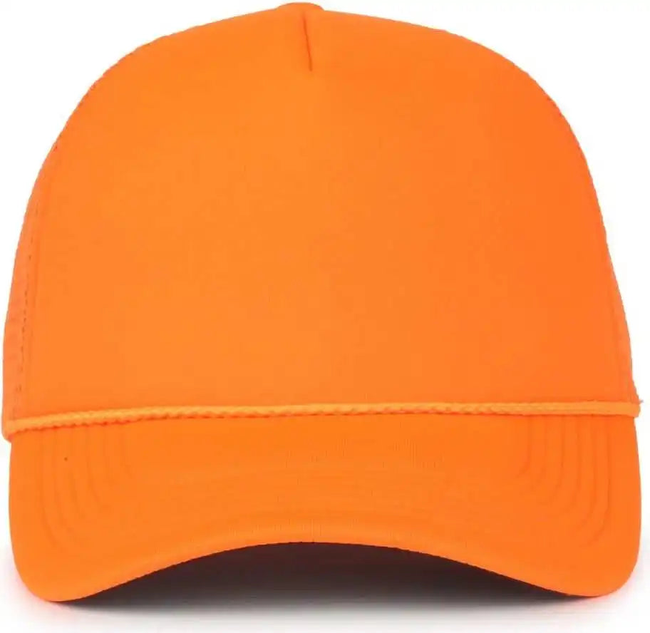Oc Sports Ocfoam 5 Panel Foam Mesh Trucker with Cord Cap - Neon Orange - Osfm