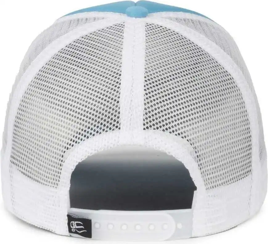 Oc Sports Ocfoam 5 Panel Foam Mesh Trucker with Cord Cap - Surf Blue White - Osfm